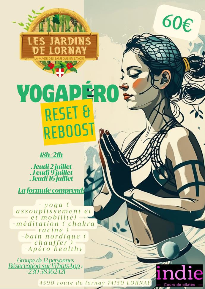 Yogapéro Jardins de Lornay Rumilly