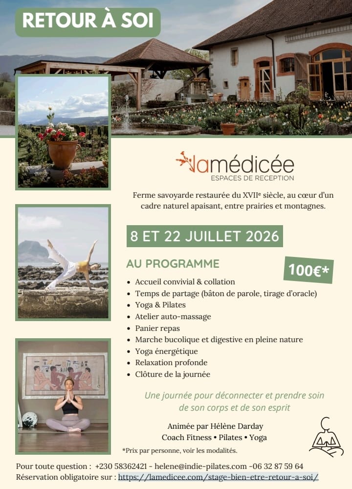 Retraite retour á soi La Médicée Marigny Saint Marcel